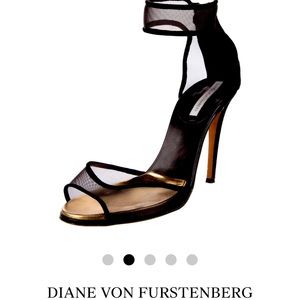 DIANE VON FURSTENBERG D’ORSEY MESH PUMPS